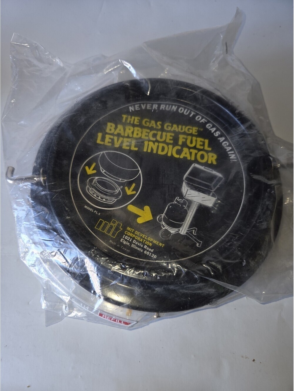 Rare Vintage Propane Barbecue Grill Fuel Guard Gas Level Indicator NOS New SE1
